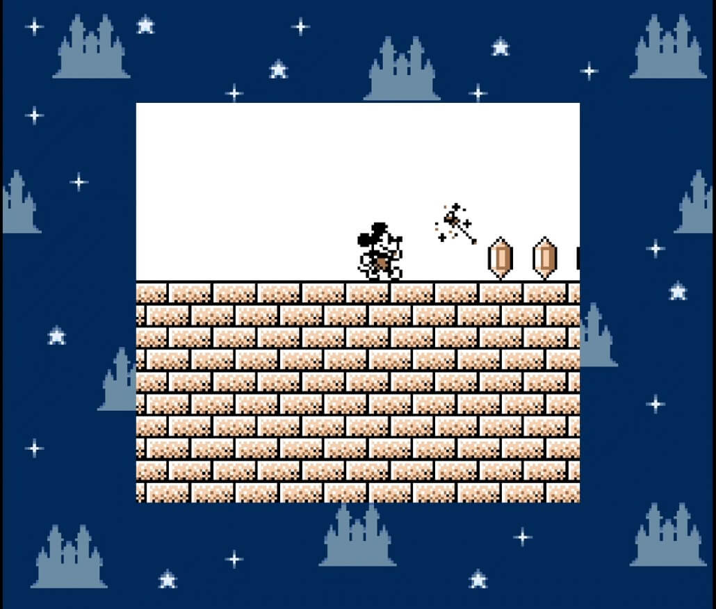 Mickey Mouse Magic Wand - геймплей игры Game Boy